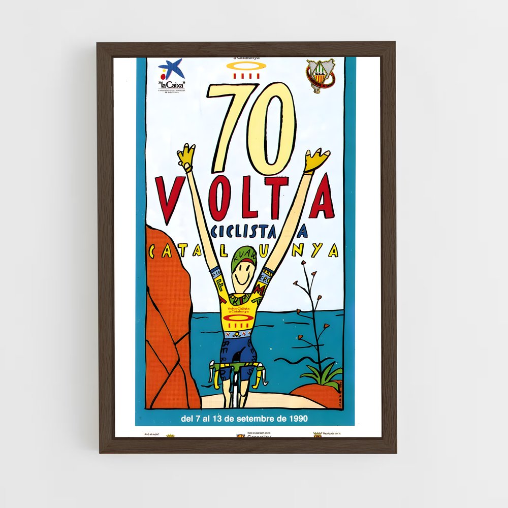 Poster Célébration Cycliste – affiche Cyclisme (vue 5)